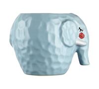 Milisten Tasse en Céramique Créative Éléphant 250 Ml, Coupe à Vin Rétro Personnalisée pour Bar et Maison, Mug à Cocktail Original et Présent Décoratif Unique