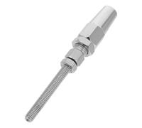 Milisten Tendeur de Câble Acier Inoxydable pour Garde- de Terrasse Embout à Goujon Fileté avec Écrou Standard Raccord Robuste pour Poteaux et Métal Installation Rapide et Usage