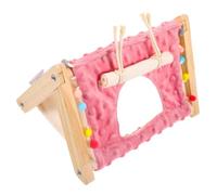 Milisten Tente pour Petits Animaux, Nid Douillet Rose, Refuge Sûr et | Bois et Lint, Finition Soignée, pour Jouer ou Se Cacher, Convient au Sugar Glider