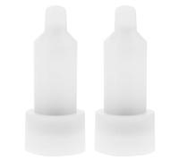 Milisten Tête de Flacon Distributeur de Savonnette 350 Ml, Lot de 2 Pièces Compatibles Distributeurs Muraux, Accessoires pour Bouteille, Pièce Détachée pour Usage Hôtel, la Cuisine et