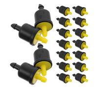 Milisten Tête Goutte à Goutte and Canaux Anti-Obstruction 50 Pièces à Compensation de Pression with Connecteur à Barbelé en Plastique pour Irrigation des Racines des Plantes et Pelouses