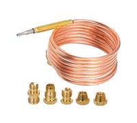 Milisten Thermocouple De Cuisinière à Gaz pour Chauffage, De Température 1500 Mm, Pièce De Rechange pour Thermocouple Gaz, Kit Professionnel pour Poêle Et Chauffe-Eau