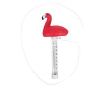 Milisten thermomètre de piscine Thermomètre Flamingo pour piscine compteur de température flottante thermostat flottant rouge