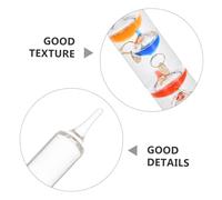 Milisten Thermomètre Galileo Décoratif Verre avec Balles Flottantes Lecture Précise Température Intérieure Outil Éducatif et Ornement de Bureau Cadeau pour Fête des Mères Pères