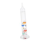 Milisten Thermomètre Galileo thermomètre scientifique intérieur d'intérieur Un verre