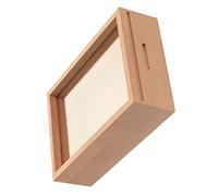 Milisten Tirelire Bois Boîte Épargne avec Fenêtre Transparente Cadre Photo Bois pour Adultes Et Garçon Fille Pot