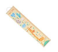 Milisten Toise Murale Garçon Fille Toile Oil Canvas Motif Girafe Décor Mural Nordique Toise Hauteur Facile à Suspendre Ranger Chambre Garçon Fille