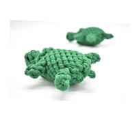 Milisten Tortue Verte Corde de Coton Épaissi pour Chiens Éducatif à Mâcher pour Nettoyage Dentaire et du Comportement Destructeur Accessoire pour Animaux de Compagnie
