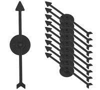Milisten Toupies Rotatives en Plastique pour Garçon et Filles Kit de 10 Pièces Accessoires de Jeu de Chance Jouets DIY Amusants pour Fête pour Éducation et Activités Manuelles