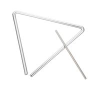 Milisten Triangle de Percussion Musical Métal pour Garçon Fille Instrument Léger et Kit Pédagogique pour Éveil Musical et Jeu Éducatif