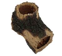 Milisten Tronc Arbre pour Aquarium Racine Décorative Résine Grotte pour Poissons et Crevettes Décoration Paysagère pour Aquarium Cachette pour Habitat Aquatique