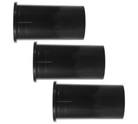 Milisten Tube D’Évent Acoustique 53×100 MM en Plastique Lot de 3 Pièces Guide D’Ondes pour Caissons de Basses Bass-Reflex Sortie D’Air pour Enceintes Portables Amélioration du Son
