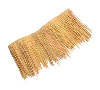 Milisten Tuile de Faux Chaume et Finition Soignée pour Décoration Extérieure en PE Modélisation Réaliste Couleur Aléatoire pour Toiture de Chaume Artificiel et Aménagement DIY Jardin