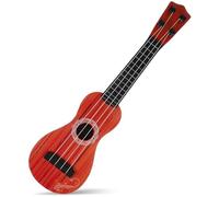 Milisten Ukulélé Éducatif Imitation Guitare Miniature pour Instrument de Musique Plastique Style Aléatoire pour Débutants et Éveil Musical