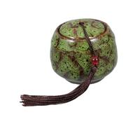 Milisten Urne en Céramique Cercueil pour Animaux De Compagnie Urne à Souvenirs en Céramique Urne pour Chien en Céramique Petite Urne Petites Urnes Funéraires Petit Souvenir De Cendres