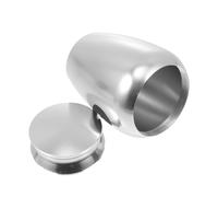 Milisten Urne Funéraire Acier Inoxydable pour Cendres Danimaux Boîte Commémorative Résistante Corrosion Urne Miniature pour Os de Chien et Chat Souvenir pour Amoureux des Animaux