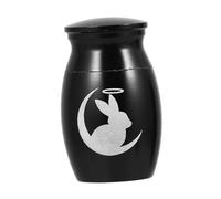 Milisten Urne Funéraire pour Animaux Acier Inoxydable Urne Souvenir Petit Modèle Forme De Lapin pour Cendres Animaux De Compagnie Durable Et pour Garder Souvenirs