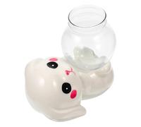 Milisten Vase Décoratif Céramique Lapin Mignon pour Bureau Vase Hydroponique Moderne et Pratique Décoration Intérieure pour Maison et Bureau