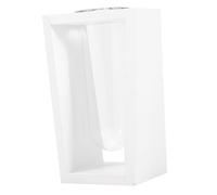 Milisten Vase Transparent Support pour Plantes Hydroponiques Éprouvette Décorative pour Fleurs Plantes Vertes