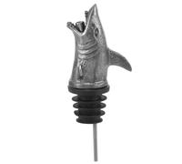 Milisten Verseur à Vin en Zinc Allié Forme Requin, Bec Verseur Métal Anti-goutte Compatible Bouteilles Vin et Huile D’olive, Accessoire Bar la Cuisine, Doseur Liquide Pratique, Couleur