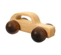Milisten Voiture Bois pour Garçon Fille Saisissable à Main Voiture Érable avec Roues Noyer Déveil pour Tout Petit et Sécurisé pour Développement Motricité