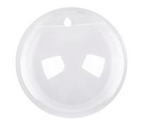 Milisten Wall Mount Fish Bowl Transparent Acrylic Wall Vase Multifunctional Hanging Plant Pot Durable Decorative Aquarium Planter