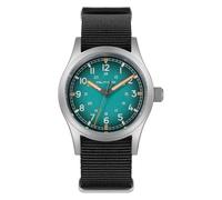 Militado ML05 38mm VH31 Montre à Quartz - Montre de Terrain à Cristal Saphir Bombé C3 Super Lumineuse Balayage Rétro Montre-Bracelet pour Hommes Étanche 100M, Militaire