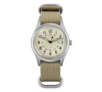 Militado ML05 38mm VH31 Montre à Quartz - Montre de Terrain à Cristal Saphir Bombé C3 Super Lumineuse Balayage Rétro Montre-Bracelet pour Hommes Étanche 100M, Décontracté