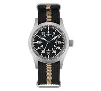 Militado ML05 ML05B 38mm Montres De Campagne Vintage Pour Hommes, Mouvement À Seconde Continue VH31/515/Miyota Super 2035 À Quartz, Verre Saphir Bombé Revêtement AR, Super Luminosité C3, 100M Étanche