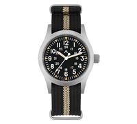 Militado ML05 ML05B 38mm Montres De Campagne Vintage Pour Hommes, Mouvement À Seconde Continue VH31/515/Miyota Super 2035 À Quartz, Verre Saphir Bombé Revêtement AR, Super Luminosité C3, 100M Étanche