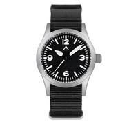 Militado ML05 ML05B 38mm Montres De Campagne Vintage Pour Hommes, Mouvement À Seconde Continue VH31/515/Miyota Super 2035 À Quartz, Verre Saphir Bombé Revêtement AR, Super Luminosité C3, 100M Étanche