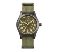 Militado ML05 ML05B 38mm Montres De Campagne Vintage Pour Hommes, Mouvement À Seconde Continue VH31/515/Miyota Super 2035 À Quartz, Verre Saphir Bombé Revêtement AR, Super Luminosité C3, 100M Étanche