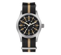 Militado ML05 ML05B 38mm Montres De Campagne Vintage Pour Hommes, Mouvement À Seconde Continue VH31/515/Miyota Super 2035 À Quartz, Verre Saphir Bombé Revêtement AR, Super Luminosité C3, 100M Étanche