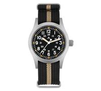 Militado ML05 ML05B 38mm Montres De Campagne Vintage Pour Hommes, Mouvement À Seconde Continue VH31/515/Miyota Super 2035 À Quartz, Verre Saphir Bombé Revêtement AR, Super Luminosité C3, 100M Étanche