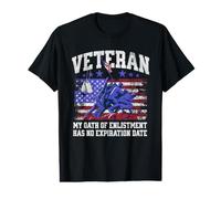 Militaire américain vétéran Mon serment d'enrôlement n'a Pas d'expiration T-Shirt Graphique avec Valeur