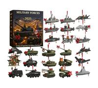 Militaire Avents Calendriers 2025, 24 Jours Militaires Machines Ornement Noël Rebours Calendrier, Légendes Des Forces Armées Avents Calendriers, Armées Pendentif Noël Décoration Rebours Calendrier