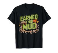 Militaire Retraite Coureur Mud Run Athlete Parcours T-Shirt