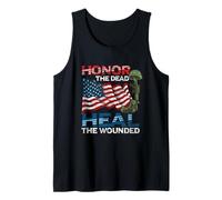 Militaire Service Honor The Dead Heal The Wounded Warrior Débardeur