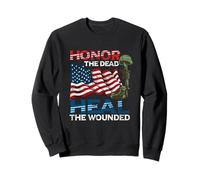 Militaire Service Honor The Dead Heal The Wounded Warrior Sweatshirt