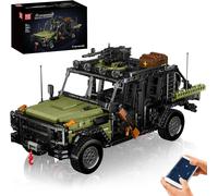 Military Assault 20042 Kit De Modélisation De Voiture Tout-Terrain 1577 Pièces Version Statique Voiture Diy Kit De Construction Comme Jouet/Cadeau/Objets De Collection