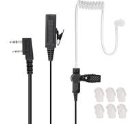 Military Grade Radio Headphones with 3X Plus Durable Braided Cable for Kenwood TK-3101,TK-3201,TK-3301,TK-3401D,TK-3501,TK-3701 Premium with 10 Earplugs