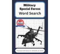 Military Special Forces Word Search Puzzles for Adults, Seniors, & Teens: Inside America’s Elite Warrior Force