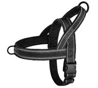 Military Tactical Reflective Nylon Dog Training Camping Harness Gite pour Labrador Shepherd Golden Retriever Bulldog,Noir,L