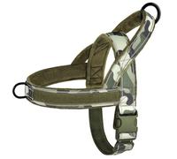 Military Tactical Reflective Nylon Dog Training Camping Harness Gite pour Labrador Shepherd Golden Retriever Bulldog,B,XL
