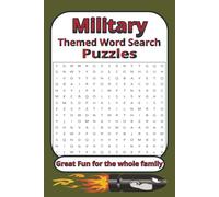 Military Themed Word Search Puzzles: Word Search Book: Challenging and Relaxing Puzzles for Adults, Seniors, and Teens | word search puzzle book | 122 ... holiday or relaxation | brain teaser book