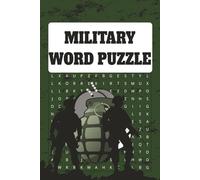 Military Word Puzzle: Word Searches that are Easy to Read Print about Army, Military, etc. | 110 Pages, 6x9 in.| More than 50 Puzzles| Excellent for Gifts