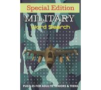 Military Word Search Puzzle Book: Military Word Search Puzzle Book: Word Searches Featuring Key Military Terms and Concepts in Easy-to-Read Print | 6 ... for Study Breaks, Downtime and More