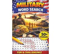 Military Word Search: Word Search with Easy to Read about Armed Forces, Patriotic, Solider Terms, and more [6x9 inches, 110 pages] 50+ puzzle....a Gift for Vacations, Holidays, and Free Times