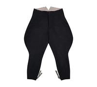 Militaryharbor Police Officer Black Wool Breeches-XL