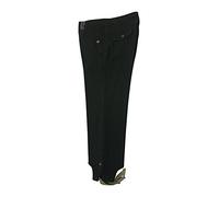 Militaryharbor WW2 WWII German Heer Panzer Black Wool trousers-3XL